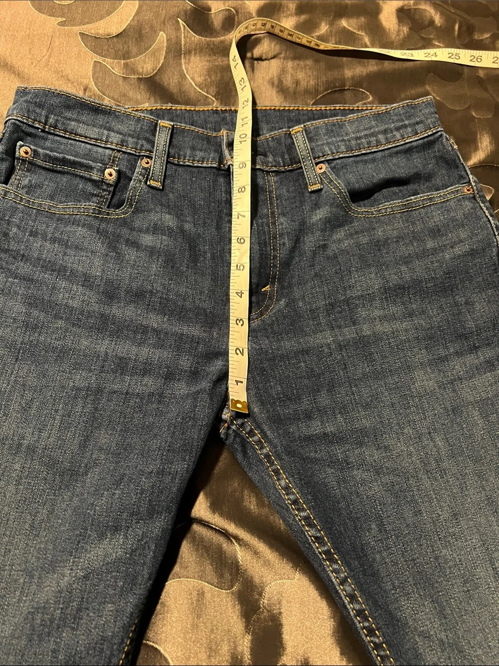 Levi's 512 Men's Slim Taper Medium Dark Wash Blue Denim Jeans 32x32